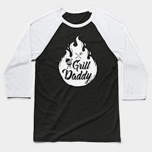 Grill Daddy, Light Colored © GraphicLoveShop Baseball T-Shirt